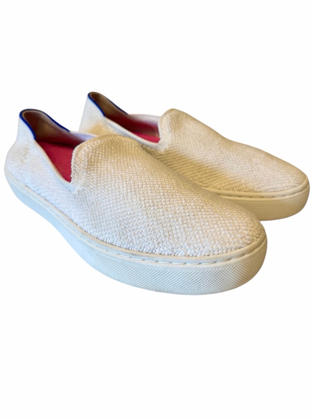 Rothy’s Terry Slip On Original Sneaker White Sz 6 Flats Loafer